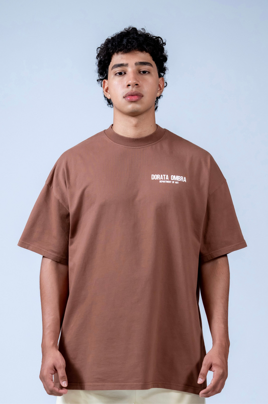 CAMISETA DEPARTMENT OF ART MARRON