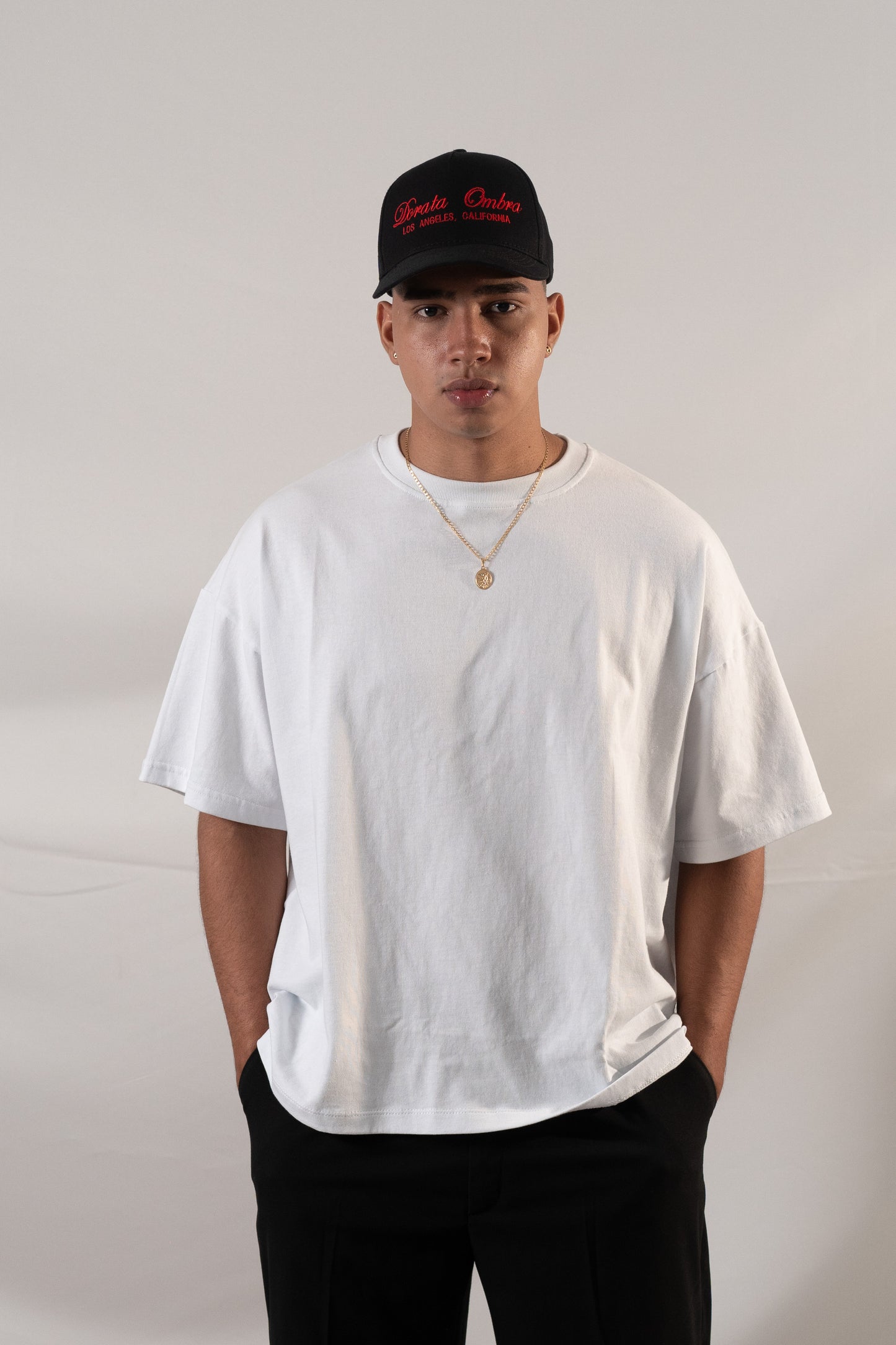 BOXY FIT T-SHIRT (CROPPED) - WHITE BROKEN