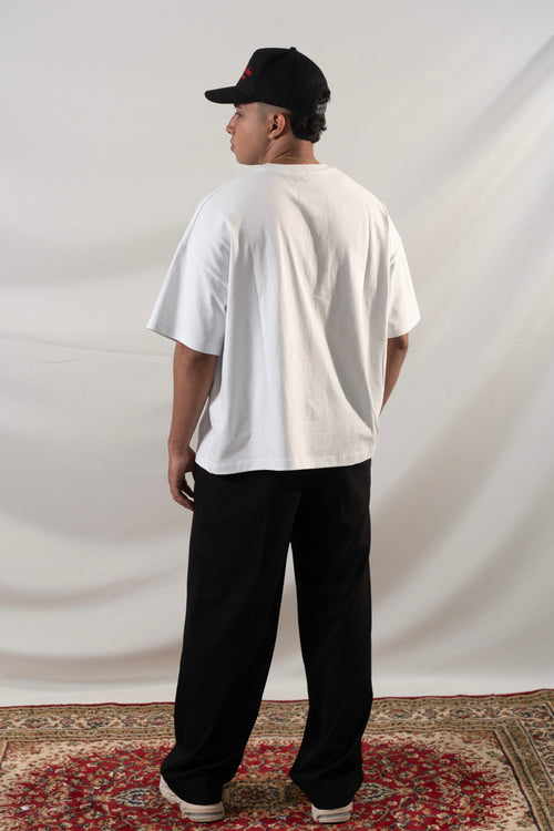 CAMISETA BOX FIT - BLANCO