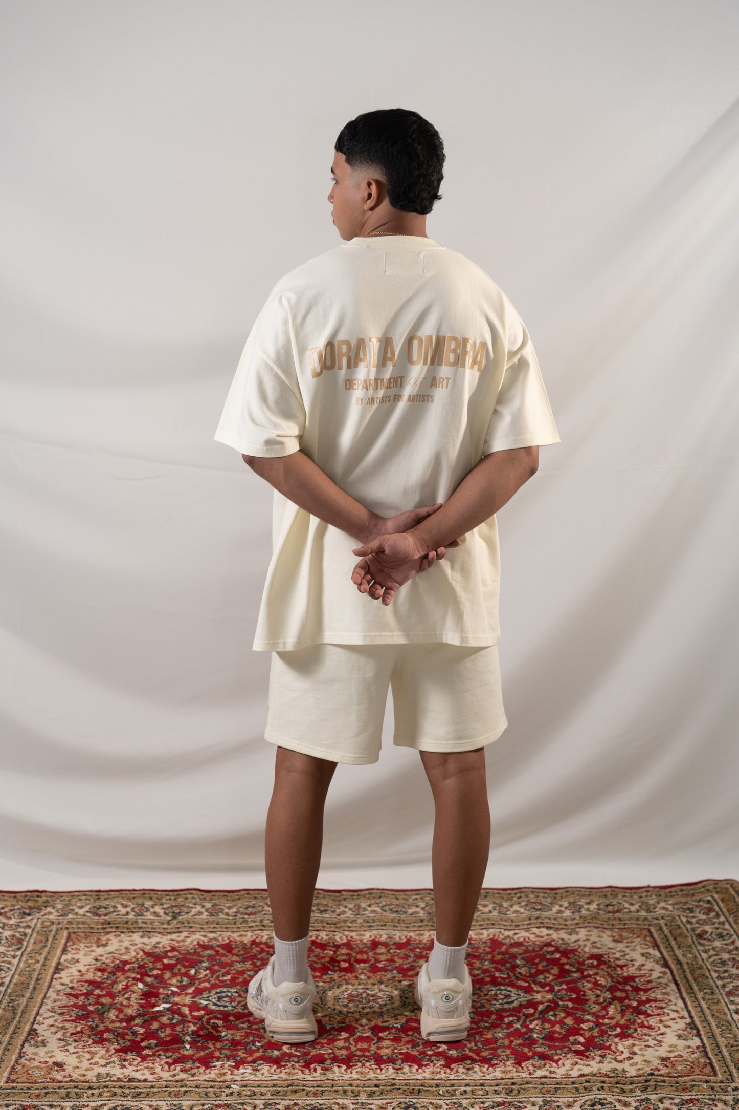 DEPARTMENT OF ART CREAM SHORTS